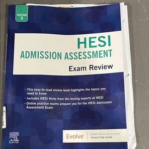 HESI Admission Assessment Exam Review Book